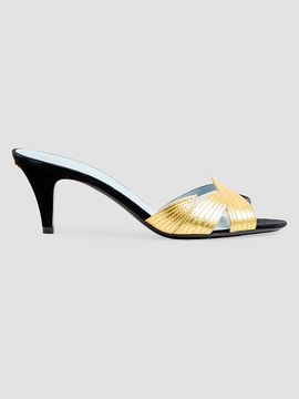 Valentino Garavani Women's Foliefoliage Suede 85MM Sandals