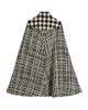 Valentino Garavani Women's Geometric Tweed Cape - 2