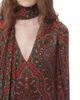 Valentino Garavani Women's Georgette Midi Dress with Voyage Imaginaire Cashmere Print - 5