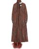 Valentino Garavani Women's Georgette Midi Dress with Voyage Imaginaire Cashmere Print - 9