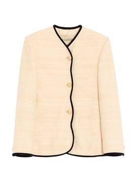 Valentino Garavani Women's Jacket in Silk Linen Canvas