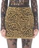 Valentino Garavani Women's Jacquard Animal Print Lurex Knit Skirt - 2