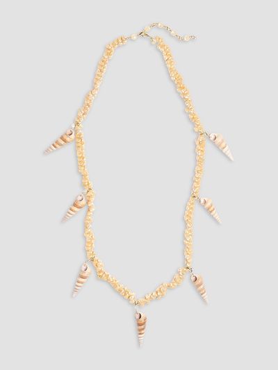 Valentino Garavani Women's Jardin Aquatique Necklace in Metal and Shells