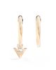 Valentino Garavani Women's Je Les V Metal and Crystal Hoop Earrings - 1