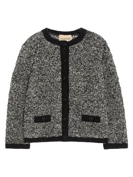 Valentino Garavani Women's Knitted Jacket in Linen and Lurex