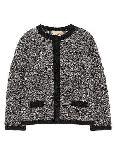 Valentino Garavani Women's Knitted Jacket in Linen and Lurex