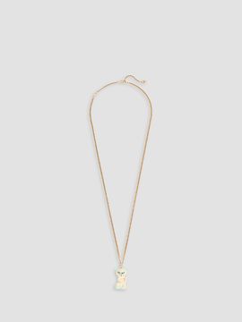 Valentino Garavani Women's Le Chat De La Maison Necklace in Metal, Nylon and Swarovski Crystals