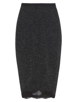 Valentino Garavani Women's Lurex Knit Skirt