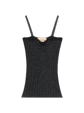 Valentino Garavani Women's Lurex Knit Top