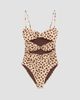 Valentino Garavani Women's Lycra One-Piece Swimsuit in Plus De Pois Dalmata Polka Dot - 9