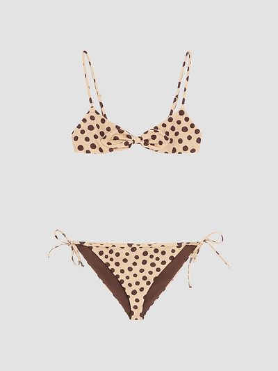 Valentino Garavani Women's Lycra Swimsuit in Plus De Pois Dalmata Polka Dot