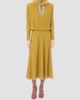 Valentino Garavani Women's Midi Dress in Georgette with Feathers - 2