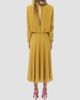 Valentino Garavani Women's Midi Dress in Georgette with Feathers - 5