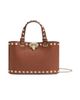 Valentino Garavani Women's Mini Rockstud Top Handle Bag in Grainy Calfskin - 1
