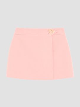 Valentino Garavani Women's Mini Skirt in Wool Crepe