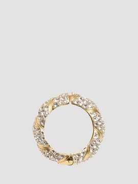 Valentino Garavani Women's Mono Pas Plus Earring in Metal and Swarovski Crystals