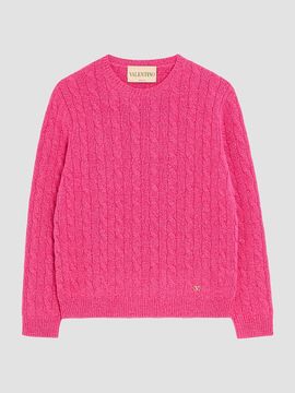 Valentino Garavani Women's Mouliné Wool Jumper