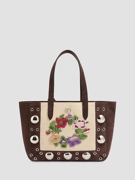 Valentino Garavani Women's Nellcote Embroidered Medium Tote Bag