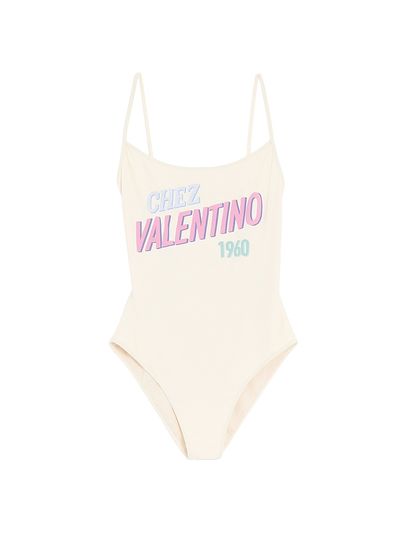 Valentino Garavani Women's One-Piece Swimsuit with Chez 1960 Print