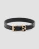 Valentino Garavani Women's Ovalette Bracelet in Leather and Swarovski Crystals - 1