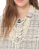 Valentino Garavani Women's Ovalette Necklace in Metal, Baroque Glass Pearls, and Swarovski Crystals - 2