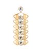 Valentino Garavani Women's Pages Single Earring in Metal and Crystal - 1