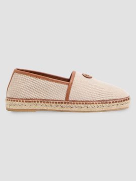 Valentino Garavani Women's Palm Avenue Canvas Espadrille Loafers