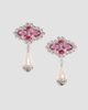 Valentino Garavani Women's Pas Plus Earrings in Metal, Resin, Enamel and Crystals - 1