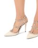 Valentino Garavani Women's Patent Rockstud Caged 100MM Pumps - 7