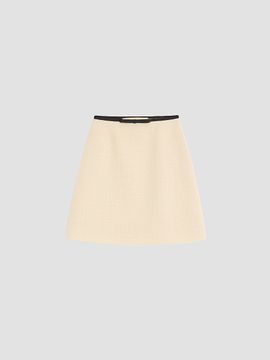 Valentino Garavani Women's Plain Wool Tweed Skirt