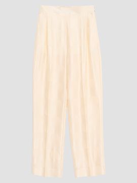 Valentino Garavani Women's Plus De Pois Striped Polka Dot Jacquard Trousers
