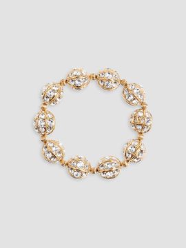 Valentino Garavani Women's Poetics of Drops Metal and Swarovski Crystal Bracelet