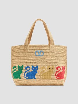 Valentino Garavani Women's Raffia Tote Bag