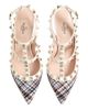 Valentino Garavani Women's Rockstud 100MM Pumps in Woven Fabric - 4