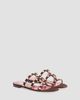 Valentino Garavani Women's Rockstud 5MM Slide Sandals in Suede - 2