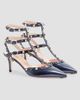 Valentino Garavani Women's Rockstud 65MM Pumps in Laminated Nappa Leather - 2
