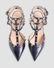 Valentino Garavani Women's Rockstud 65MM Pumps in Laminated Nappa Leather - 4