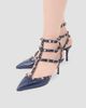 Valentino Garavani Women's Rockstud 65MM Pumps in Laminated Nappa Leather - 7