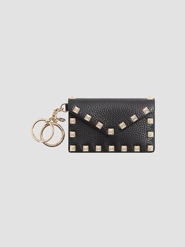 Valentino Garavani Women's Rockstud Charm in Grainy Calfskin