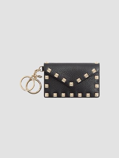 Valentino Garavani Women's Rockstud Charm in Grainy Calfskin