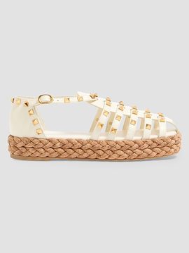 Valentino Garavani Women's Rockstud Fishermen 30MM Sandals