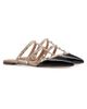 Valentino Garavani Women's Rockstud Patent-Leather Mules - 2