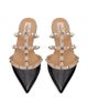 Valentino Garavani Women's Rockstud Patent-Leather Mules - 4