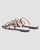 Valentino Garavani Women's Rockstud Slide Sandals in Laminated Nappa with Cabochon - 3