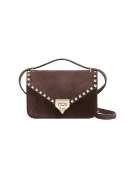 Valentino Garavani Women's Rockstud Small Suede Crossbody Bag