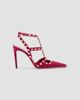 Valentino Garavani Women's Rockstud Suede 100MM Pumps - 1