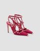 Valentino Garavani Women's Rockstud Suede 100MM Pumps - 2