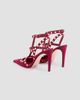 Valentino Garavani Women's Rockstud Suede 100MM Pumps - 3