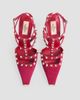 Valentino Garavani Women's Rockstud Suede 100MM Pumps - 4