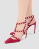 Valentino Garavani Women's Rockstud Suede 100MM Pumps - 7